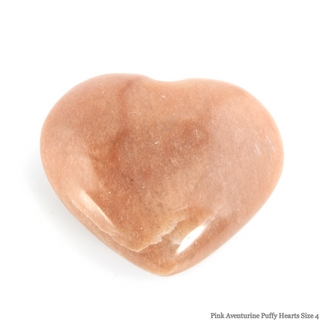 Pink Aventurine Heart #4 - 1 3/4" to 2 3/4"    from Stonebridge Imports