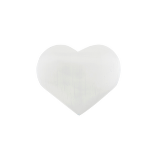Selenite Heart #4 - 1 3/4" to 2 3/4"    from Stonebridge Imports