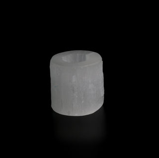 Selenite Candle Holder White - 3" from Stonebridge Imports