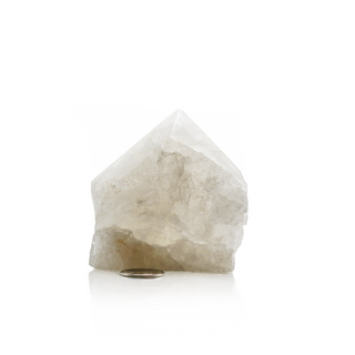 White Quartz Cut Base, Polished Point Tower #4    from Stonebridge Imports