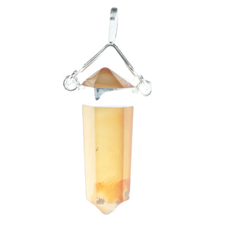 Agate Double Terminated Swivel - 925 Silver Pendant from Stonebridge Imports