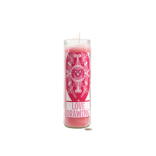 Love Drawing Manifestation Candle    from Stonebridge Imports