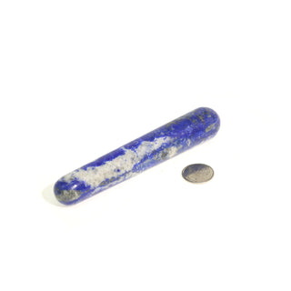 Lapis Lazuli A Rounded Massage Wand - Large #2 - 3 1/3" to 4 1/2" from The Rock Space
