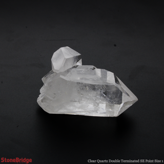Clear Quartz SE Double Terminated Point #1 - 4" from The Rock Space