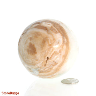 Caribbean Blue Calcite Sphere from Stonebridge Imports