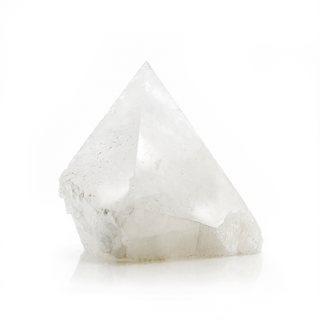 White Quartz Cut Base, Polished Point Tower #7 from The Rock Space