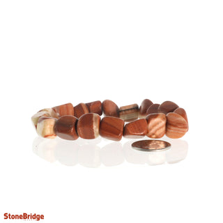 Peacock Red Stone Tumbled Bracelets from The Rock Space