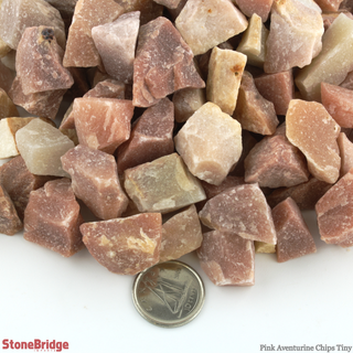 Pink Aventurine Chips - Tiny from The Rock Space