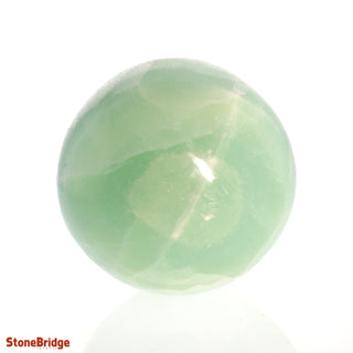 Pistachio Green Calcite Sphere Medium #2 - 2 3/4" from Stonebridge Imports