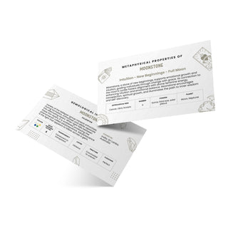 Stone Meaning Cards - Moonstone - 10 Pack from Stonebridge Imports