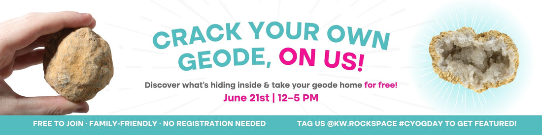💎 Crack Your Own Geode — Father's Day Edition