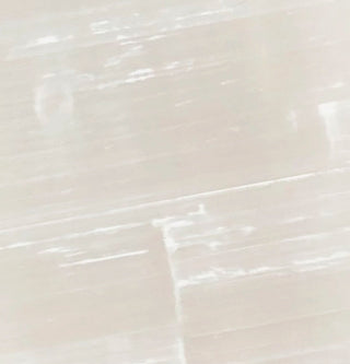 Close-up of the silky texture of selenite