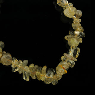 Rutilated Quartz Bead Bracelet    from The Rock Space