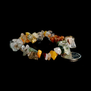 Rutilated Quartz Bead Bracelet from The Rock Space