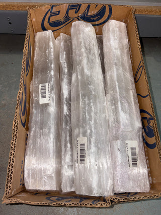 Selenite Logs Case of 5 from The Rock Space