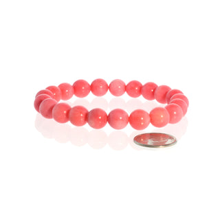 Pink Coral Bead Bracelet    from The Rock Space