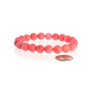Pink Coral Bead Bracelet from The Rock Space