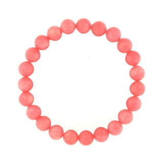 Pink Coral Bead Bracelet from The Rock Space