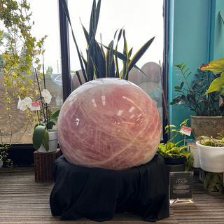 Rose Quartz Sphere (Giant) - Venus    from Stonebridge Imports