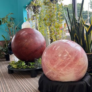 Rose Quartz Sphere (Giant) - Venus    from Stonebridge Imports