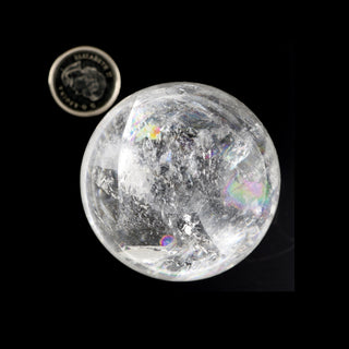 Clear Quartz E Sphere - Extra Small #3 - 2"    from The Rock Space