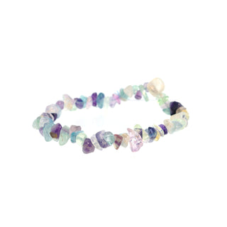 Fluorite Bead Bracelet