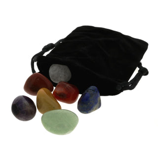 Chakra Tumbled - In Velvet Bag from The Rock Space