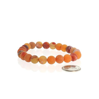 Agate Druzy Bead Bracelet from The Rock Space