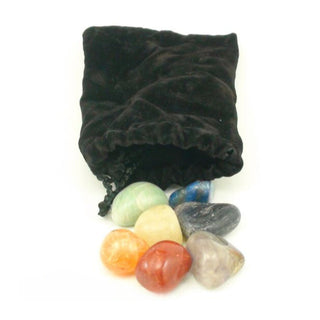 Chakra Tumbled - In Velvet Bag from The Rock Space