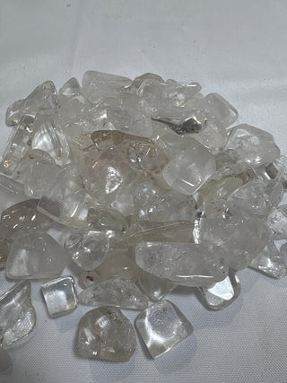 Clear Quartz B Tumbled Stones - Semi-Polished (Assorted) from Stonebridge Imports
