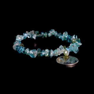 Apatite Blue Bead Bracelet from The Rock Space