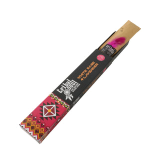 White Sage Lavender Incense Sticks Tribal Soul - 12 Sticks from The Rock Space