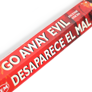Go Away Evil Hem Incense Sticks - 20 Sticks from The Rock Space