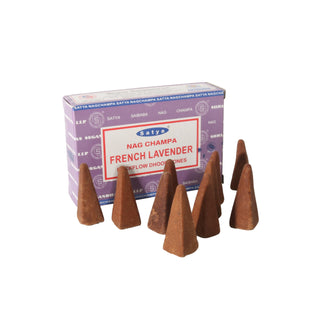 Satya French Lavender Back Flow Cones from The Rock Space