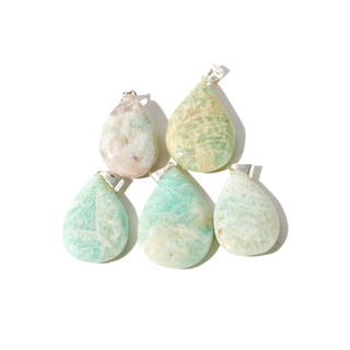 Amazonite B Drop Pendant - Pack of 5 from The Rock Space