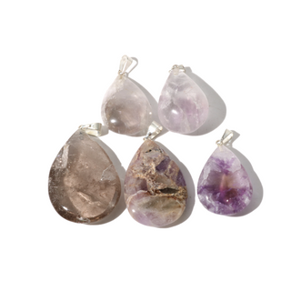 Amethyst B Drop Pendant - Pack of 5    from Stonebridge Imports