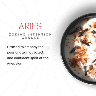 Crystal Zodiac Candle from The Rock Space