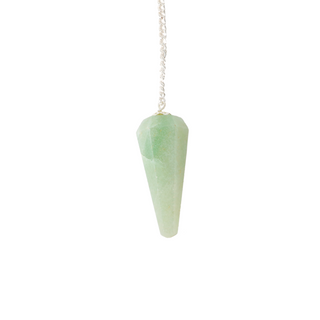 Green Aventurine Pendulum 6 Facets & Bead    from The Rock Space