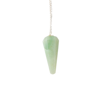 Green Aventurine Pendulum 6 Facet & Bead - 3 Pack from The Rock Space