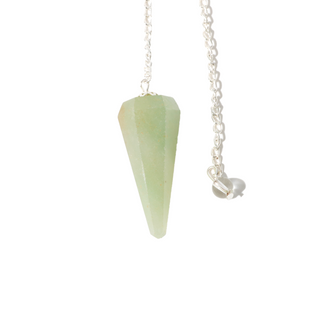 Green Aventurine Pendulum 6 Facets & Bead