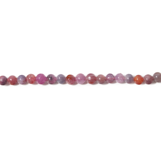 Ruby - Round Strand 7" - 4mm from Stonebridge Imports