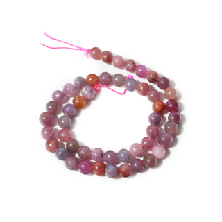 Ruby - Round Strand 7" - 4mm from Stonebridge Imports