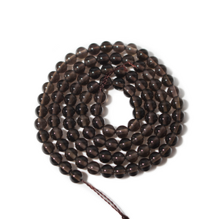 Smoky Quartz Bead Strand 15" - 4mm from Stonebridge Imports