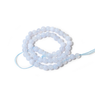 Blue Lace Agate Bead Strand from Stonebridge Imports