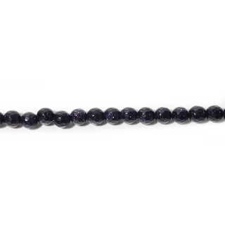 Blue Goldstone Bead Strand (Synthetic) from Stonebridge Imports