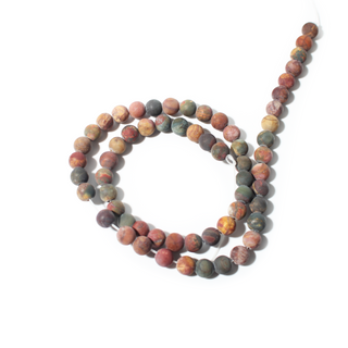 Picasso Jasper - Round Strand 15" - 4mm