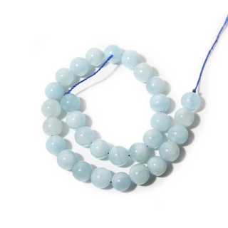 Aquamarine E Bead Strand from Stonebridge Imports