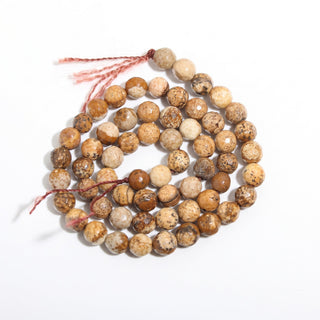 Picture Jasper Bead Strand — BE6DSC91137, new photo on a clean white background. Stonebridge Imports.