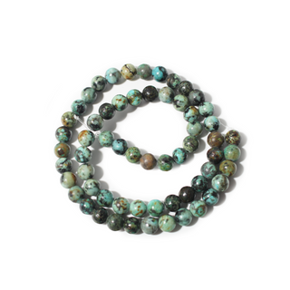 African Turquoise Bead Strand 15" - 6mm from Stonebridge Imports