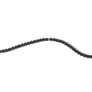 Black Obsidian Round Strand 15" - 6mm from The Rock Space
